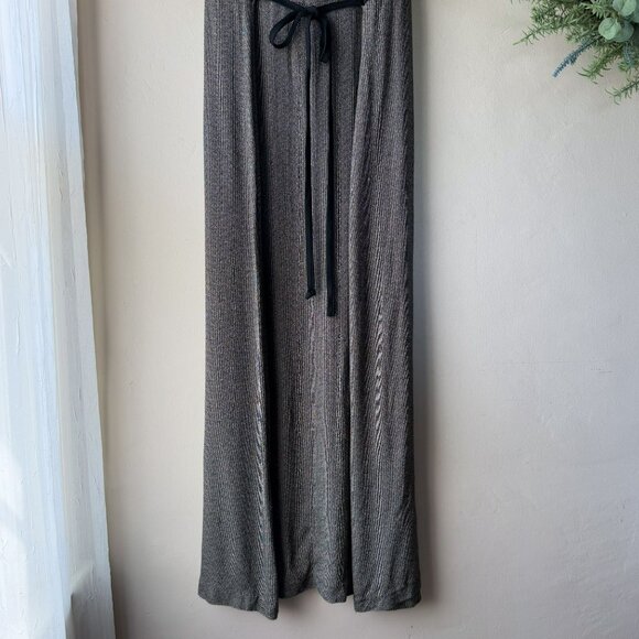 Vintage 90s Black White Daisy Floral Print Maxi Dress - Picture 11 of 13